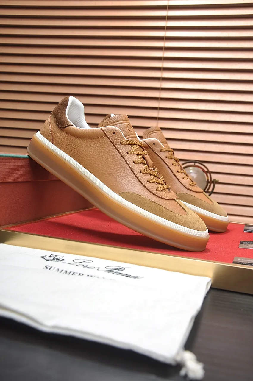 Men's men's shoes 💰540💶【𝐥𝐨𝐫𝐨 𝐏𝐢𝐚𝐧𝐚】lp classic loafers, an Italian treasure brand, the only brand that can match Hermès! Only after wearing it do we realize that we cannot let down our feet. The upper is imported cashmere, the lining of water-dyed cowhide ➕ the cowhide feet, the official original glass rubber outsole, and the pendant. Exclusive original packaging (tag ➕ brand paper ➕ outer box ➕ hand bag) code number: 38-45